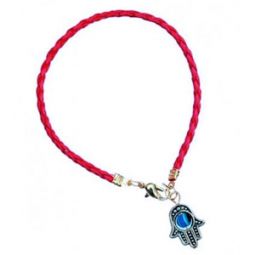 Red Cord Bracelet with Hamsa Charm