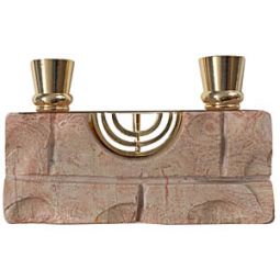 Jerusalem Wall Marble Candle Holder