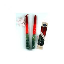 Red & Green Tapers